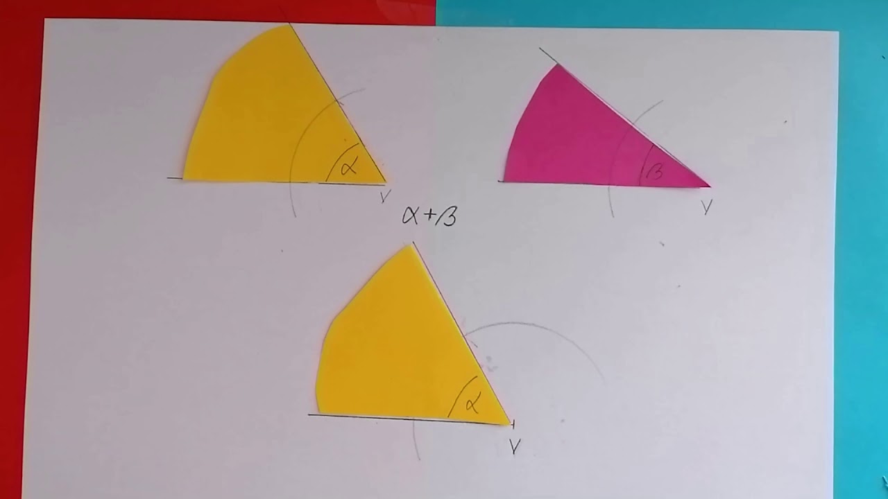 Grafické sčítání úhlů