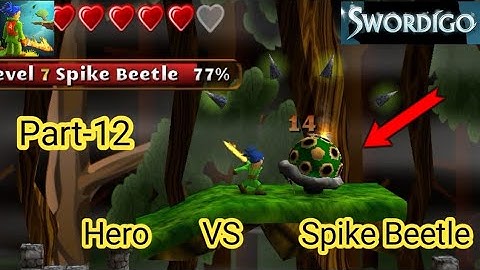 SWORDIGO / HERO VS SPIKE BEETLE🐞 FIGHT / GAMEPLAY PART-12 / MOBILE GAME @krishnathecreato