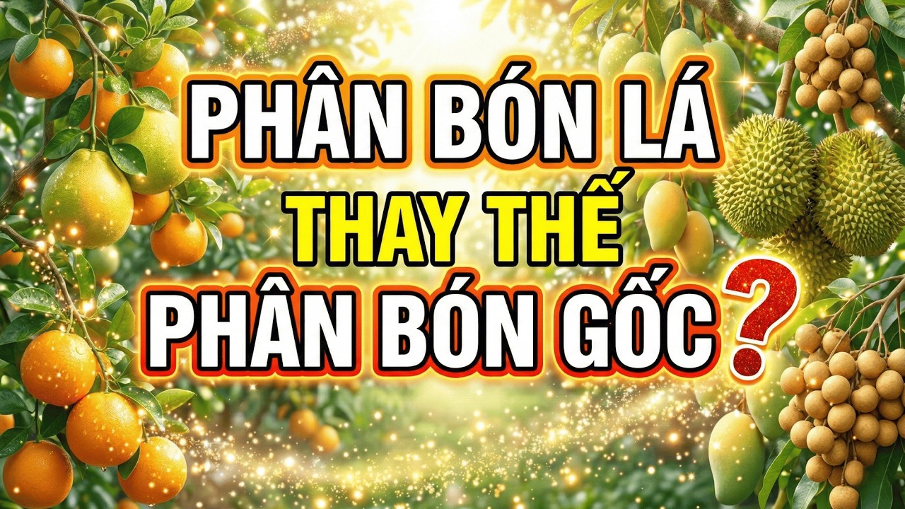 Phân Bón Lá Dạng Nước Có Thay Thế Được Phân Bón Gốc Không?