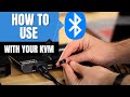 How to use your kvm with bluetooth  tesmart