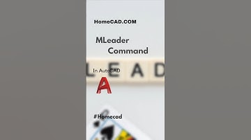 MLeader Command In AutoCAD #shorts #autocad #youtubeshorts #youtube #autocadtutorial