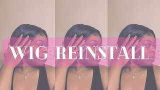 Watch me reinstall a bob wig using