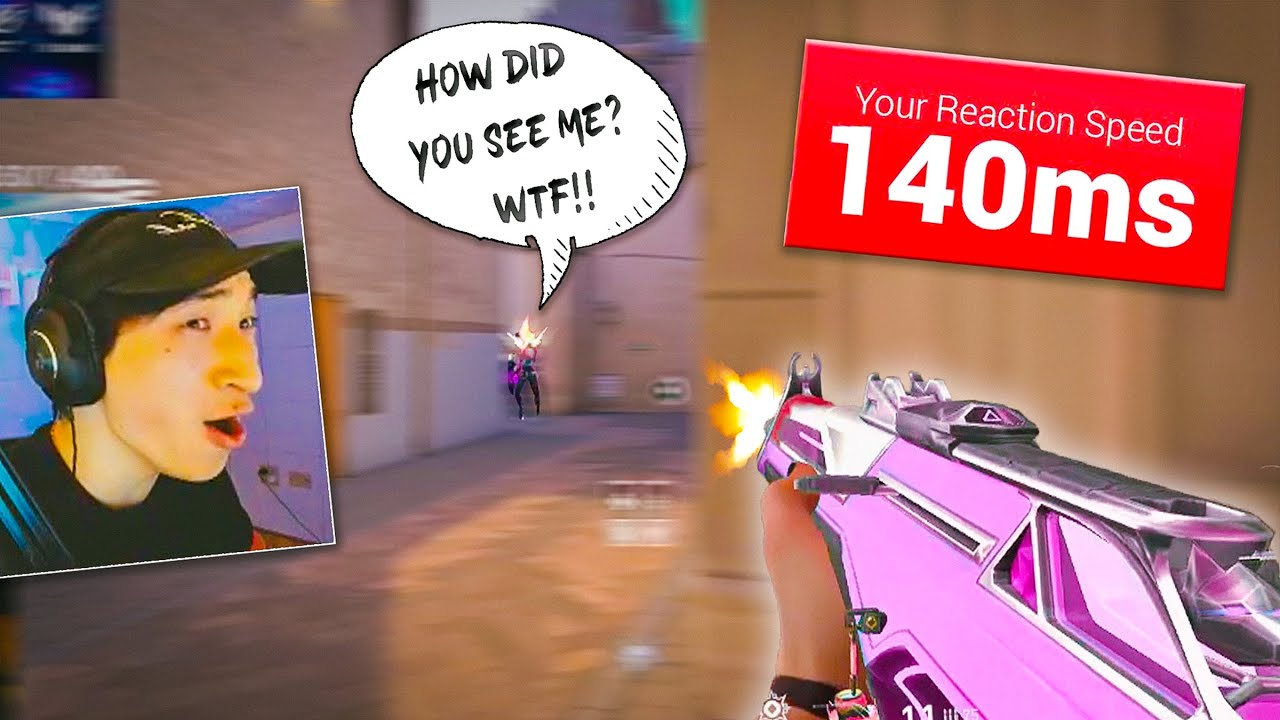 *GODLIKE* 140ms Reaction Time in a PRO VALORANT Tourney