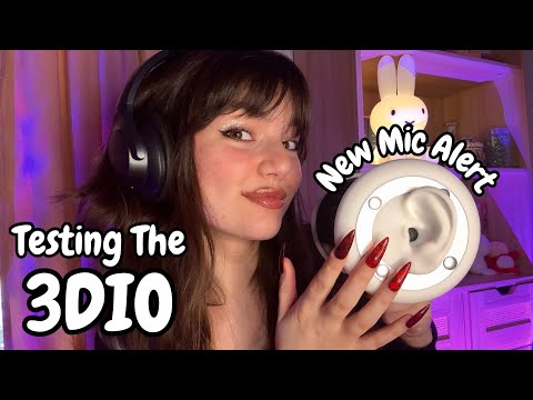 ASMR | Testing The 3DIO Mic ( Fast Ear Massage, Whispers, Fast Ear to Ear Mouth Sounds )