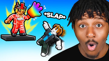 ADMIN ABUSING IN ROBLOX SLAP OBBY