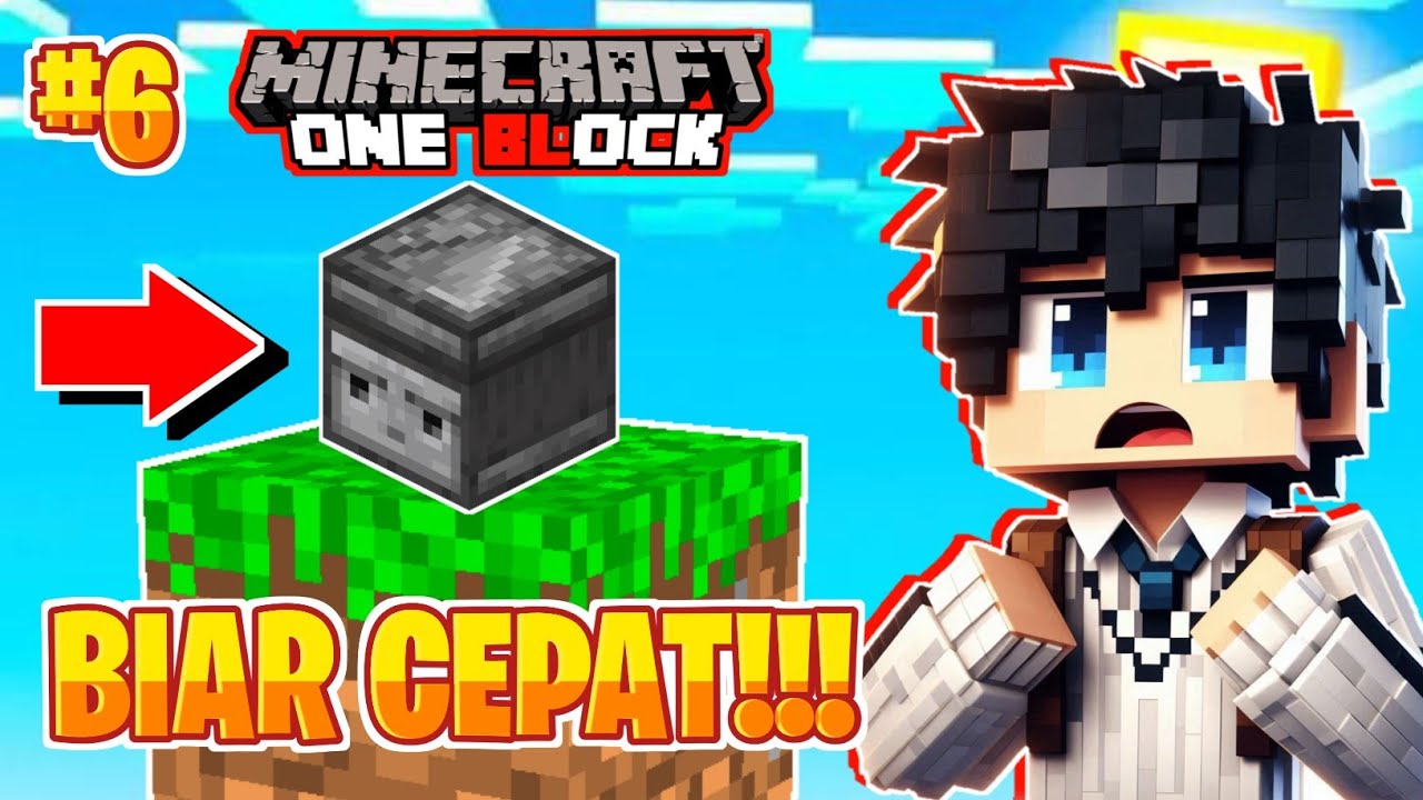 [ ONE BLOCK ] GENERATOR MANUAL!!! - MINECRAFT SURVIVAL INDONESIA - YouTube