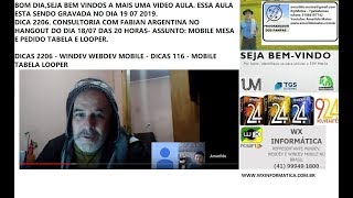 DICAS 2206 WINDEV WEBDEV MOBILE DICAS 116 MOBILE TABELA LOOPER