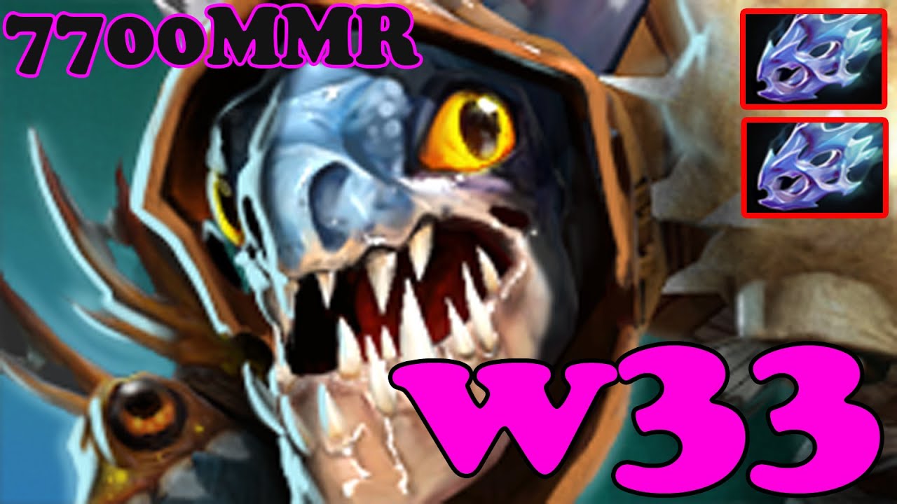 Dota 2 - w33 7700 MMR Plays Slark vol 4# - Ranked Match Gameplay