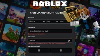 Roblox keeps logging me out!!