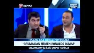 Ümit Özat ve Hasan Şaş'ın Esprili Konuşması. Resimi