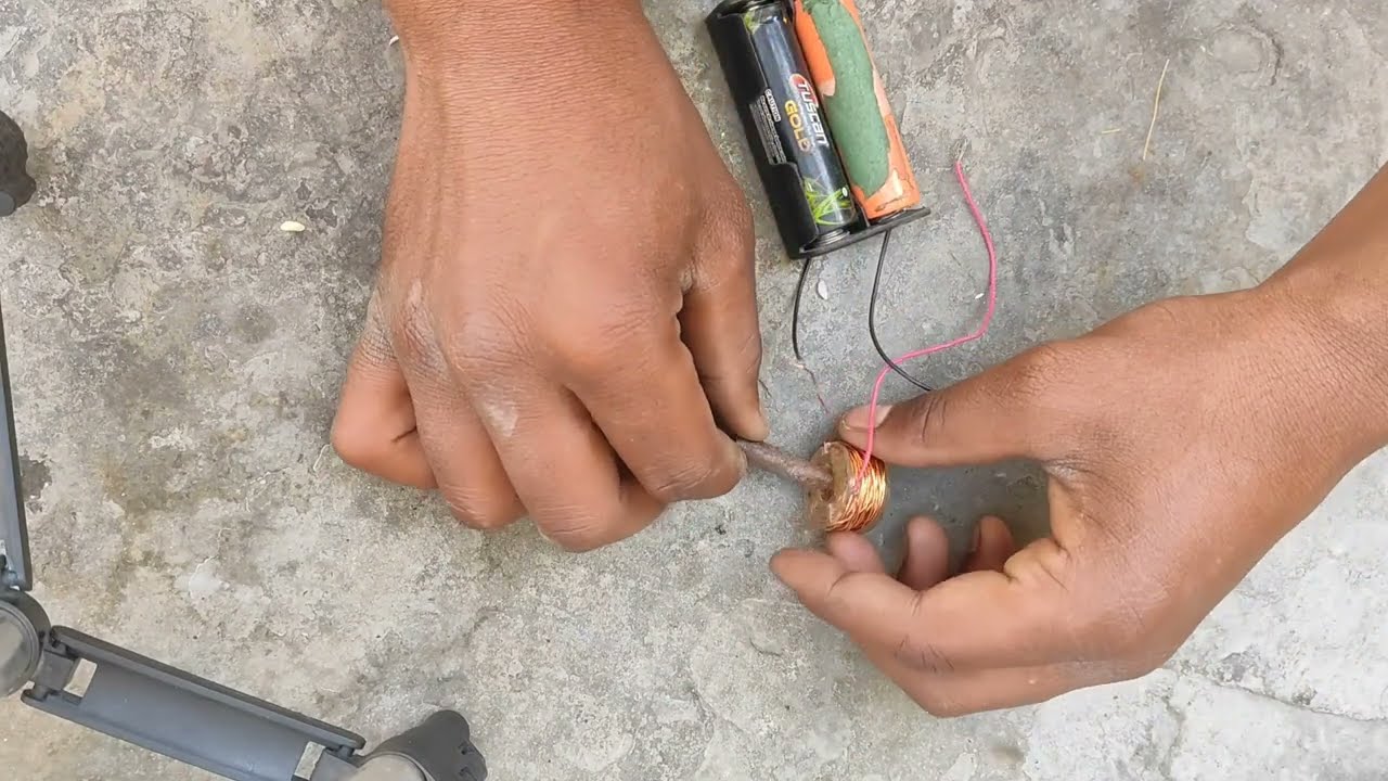 How to make fully automatic coil Gun at home ll घर पर बनाए Gun 🔫 ll in hindi