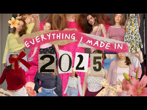 Everything i made in 2025 | fionasdf