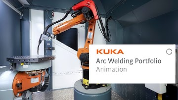 Robotic Arc Welding - Animation with KUKA Robots