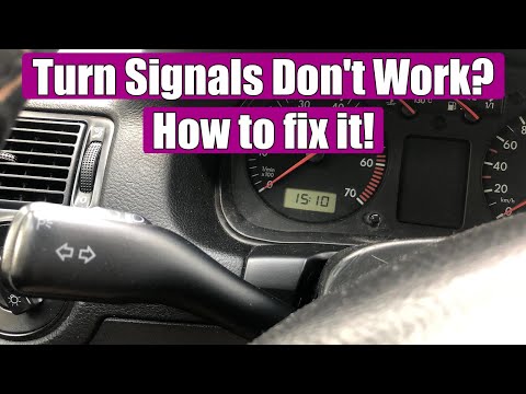 VW Golf Mk4, Bora, Jetta Turn Signals or Hazard Switch don&rsquo;t work. How to fix!