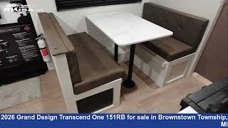 Phenomenal 2026 Grand Design Transcend One Travel Trailer RV For Sale in Brownstown Township, MI