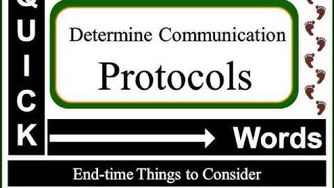 Determime Communication Protocols