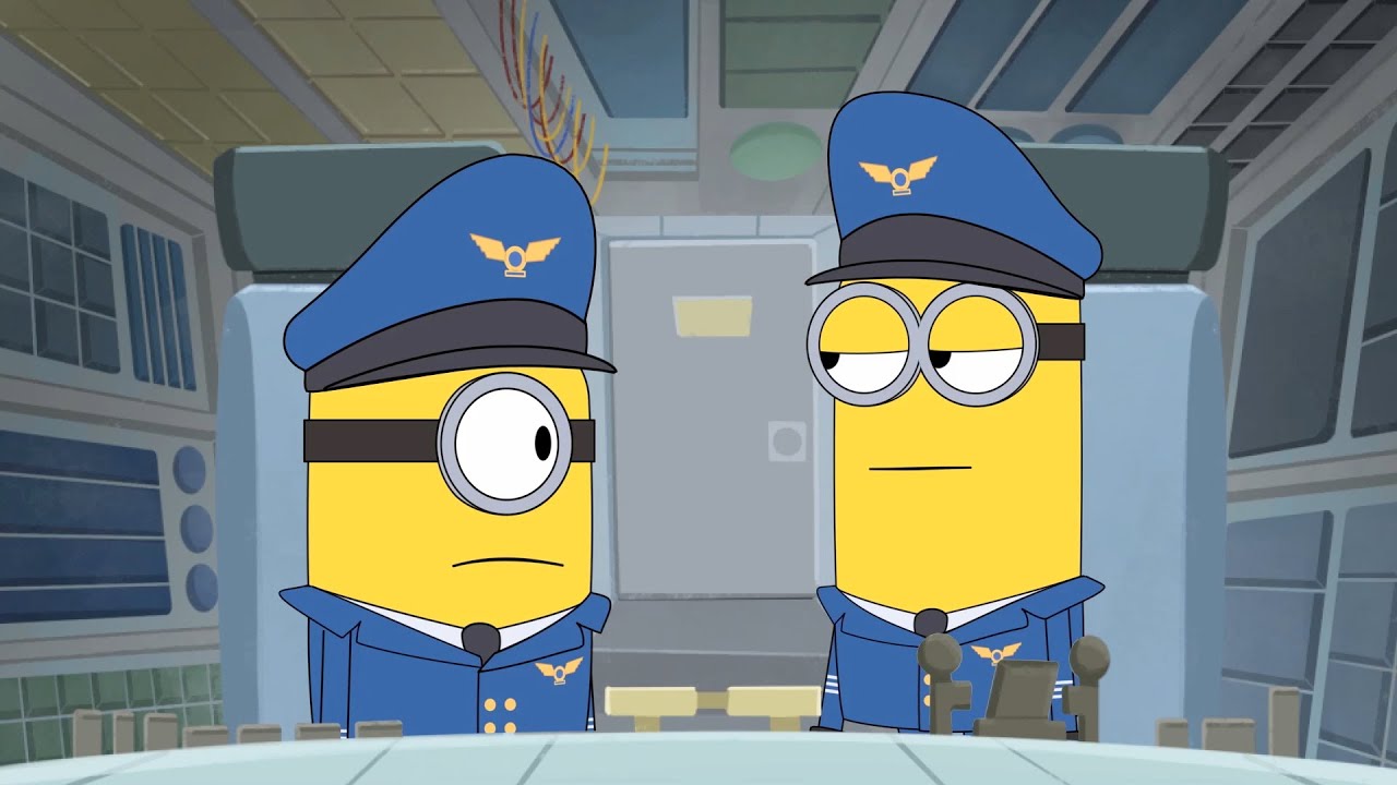 Minions Fly a Plane