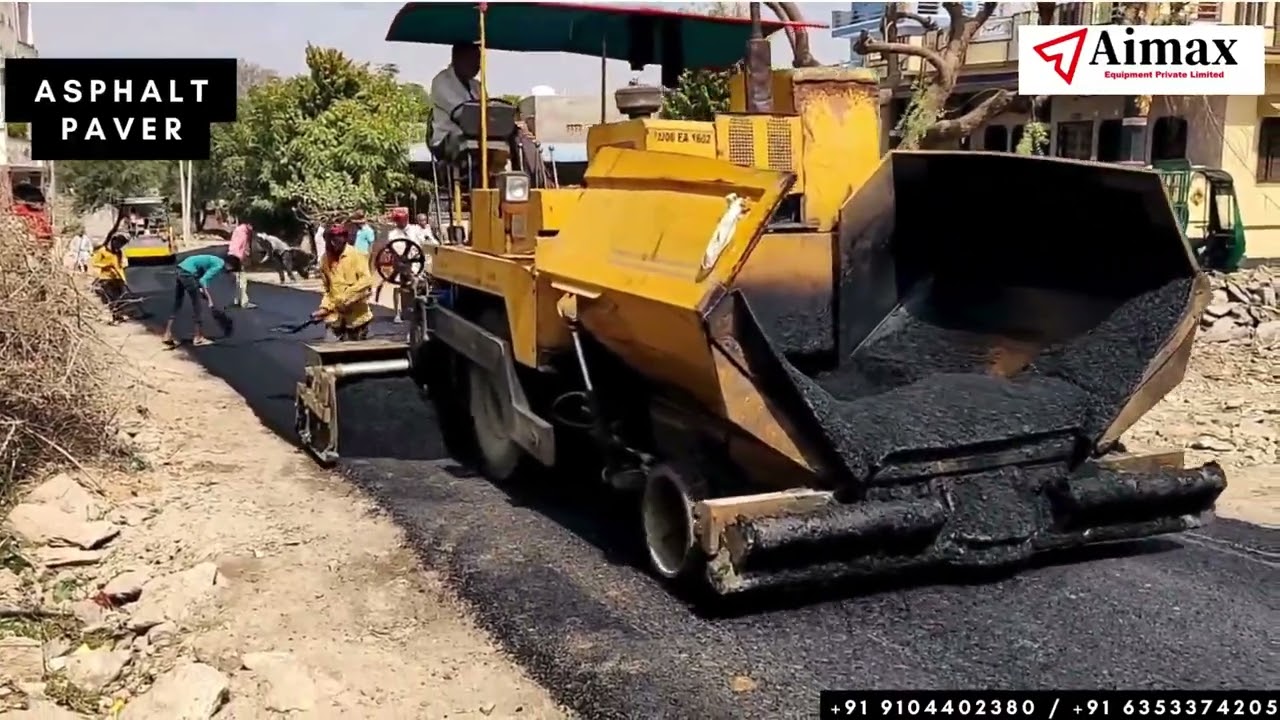 Asphalt Paver Finisher | Asphalt Paver Machine | Road Construction | Bitumen Road | Asphalt work