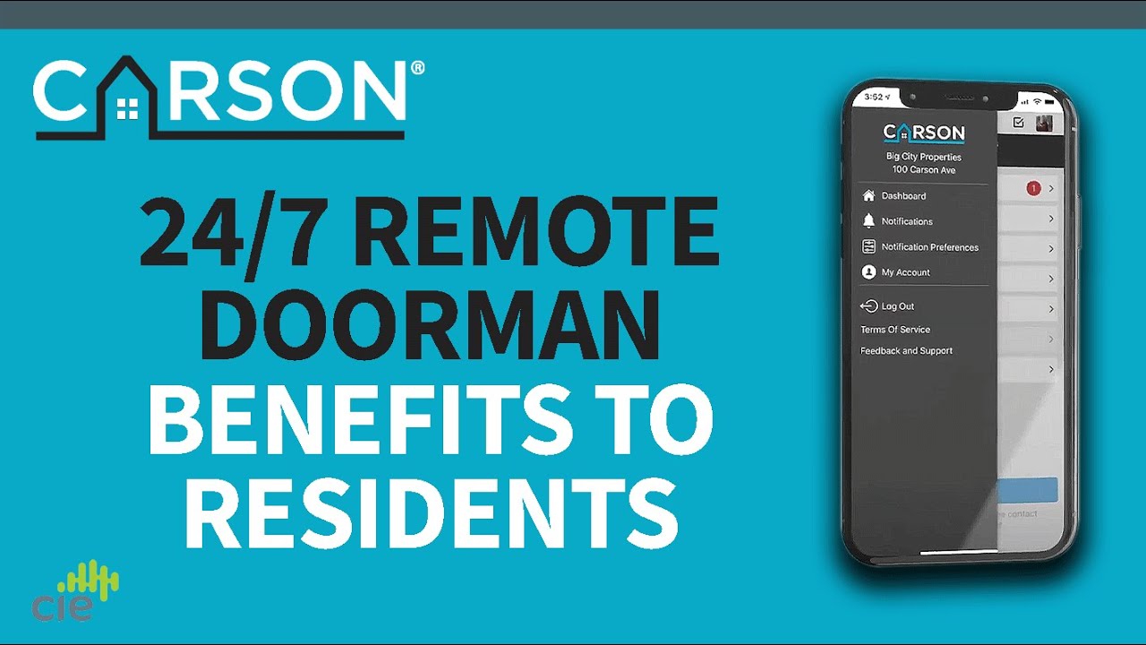 Carson 24/7 Remote Doorman - Benefits to Residents