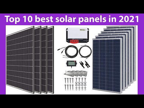 Top 10 best solar panels in 2021