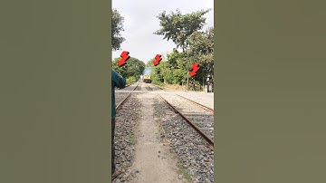 Even without a gatekeeper, safety comes first – I took the responsibility. #shorts  #railway #train