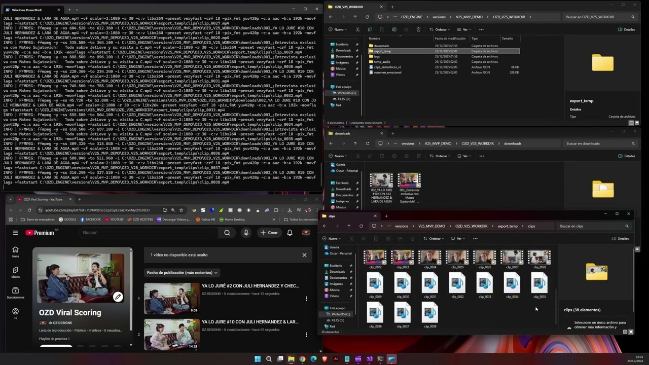 🚀 OZD V25 — Multimodal Viral Engine | MVP DEMO (Pipeline completo en tiempo real)