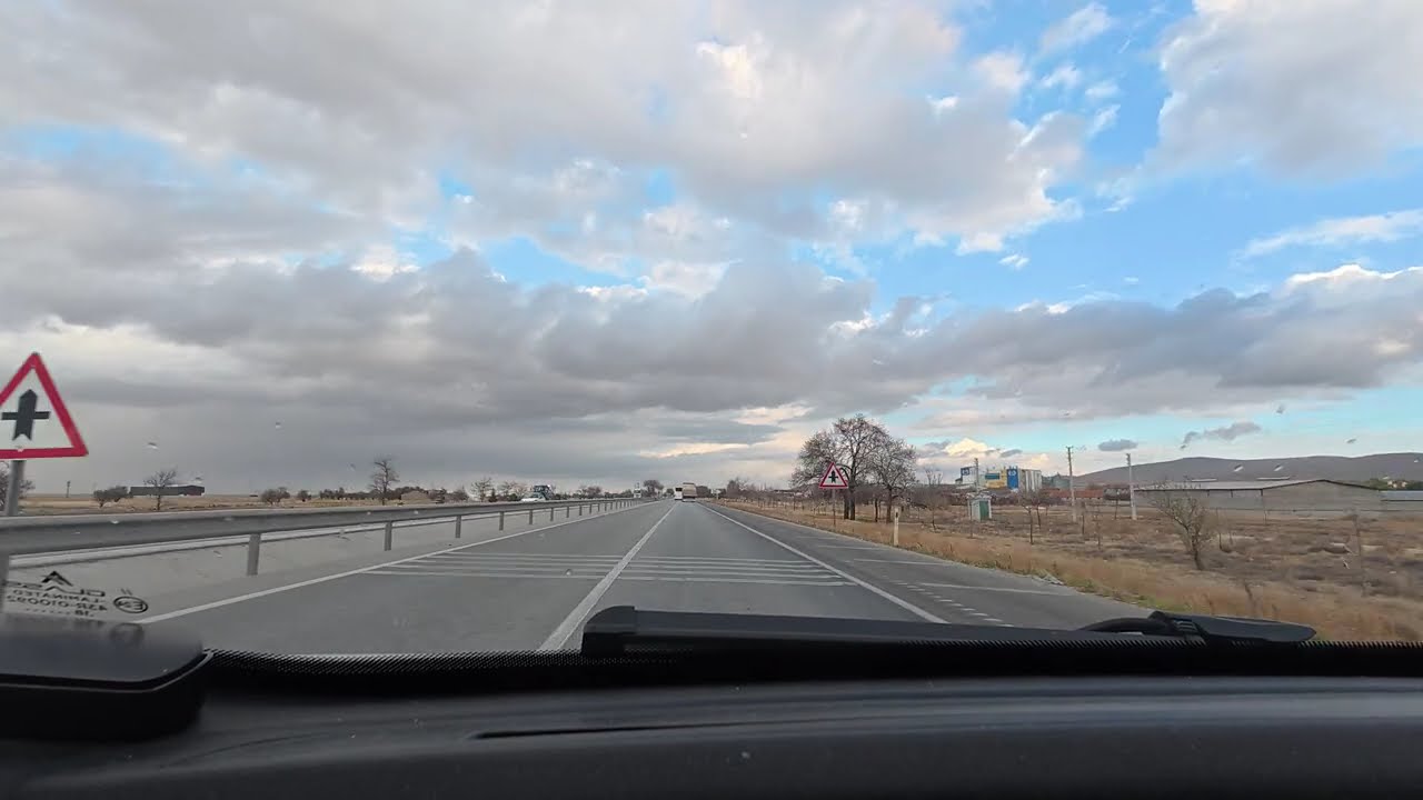 Konya’dan dönüyorum güneşli harika bir gün… 4K 60fps Video #konya