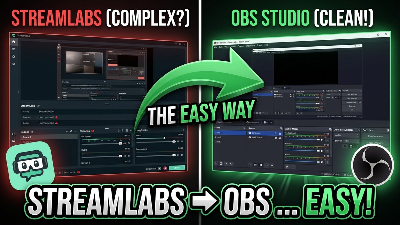 Changing from Streamlabs to OBS is easy!