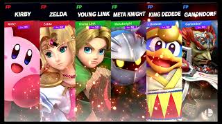 Super Smash Bros Ultimate Amiibo Fights - Request Kirby & Zelda Team Ups Resimi