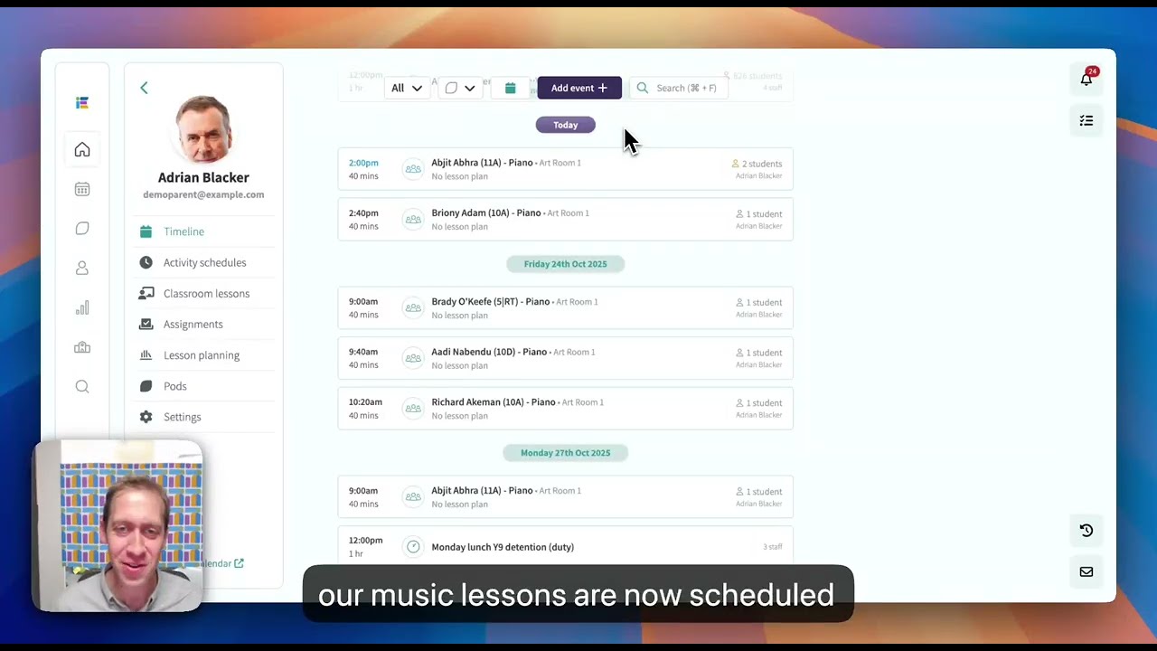 Music Lessons 3: Attendance and Notes