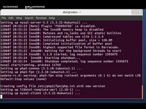Install Mysql, Apache Server, PHP & PhpMyAdmin On Ubuntu By Using Terminal