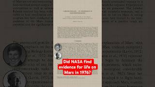 Did NASA find life on Mars 50 years ago? #shorts