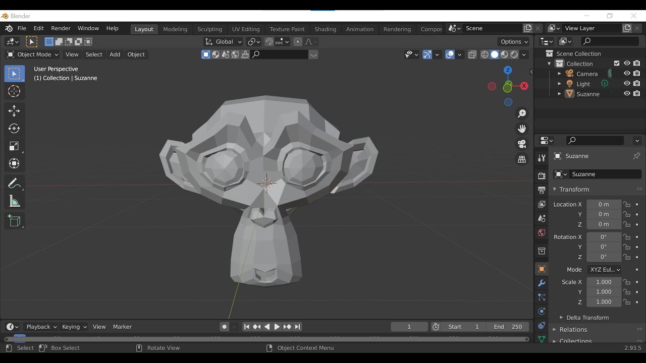 How To Get A Great Monkey Head In Blender-Easy - YouTube