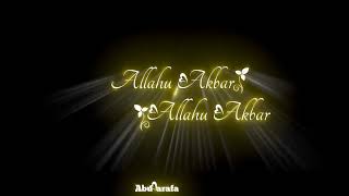 💞Eid Mubarak ✨ 💕Thakbeer  song 🎵 lyrics ♥ ❤ black screen ♥ 💕 🖤 screenshot 5