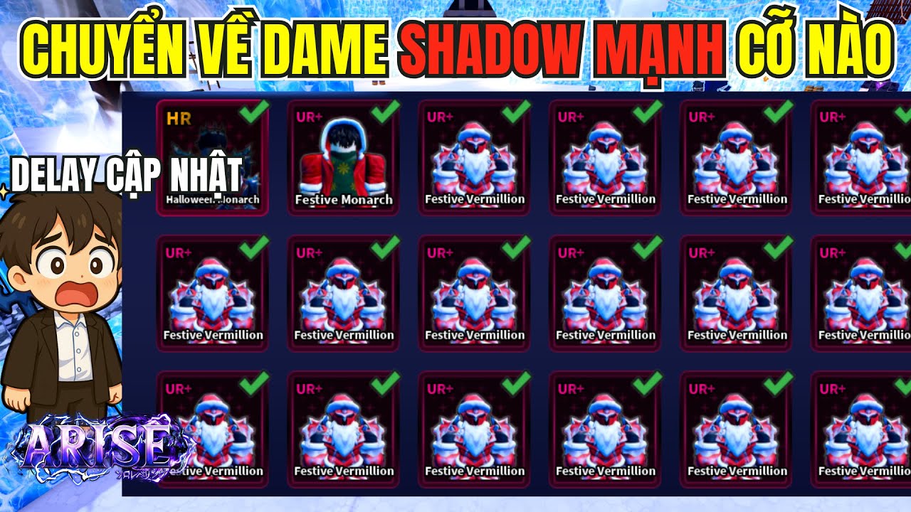 Toan Yolo Phát Hiện Dời Ngày Cập Nhật Lại Và Chuyển Meta Shadow Thử Mạnh Cỡ Nào | Arise Crossover