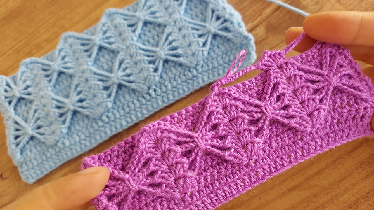CROCHET KNITTING BABY BLANKET... ŞAHANE TIĞ İŞİ YAPIMI KOLAY BATTANİYE YELEK ÇANTA ÖRGÜ MODELİ..