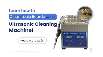 How to Use an Ultrasonic Cleaning Machine to clean Small Logic Boards