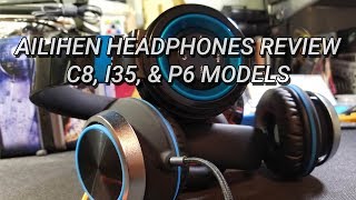 Ailihen Headphones Review - C8, I35, and P6 Models
Ailihen was kind enough to send me three of their headphones to try out and I was very pleased with all three. Two were wired and one pair was wireless but they were all fantastic. Check em out at the links below:
C8 Model - http://amzn.to/2wpkRTp
I35 Model - http://amzn.to/2wKBOdr
P6 Model - http://amzn.to/2x6L4br Ailihen Headphones Review - C8, I35, and P6 Models