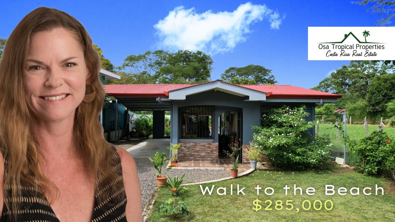 Внутри пляжного дома за 285 000 долларов в Увите, Коста-Рика | 20 минут пешком до рая