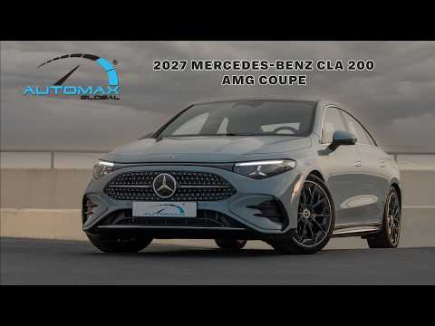 2027 Mercedes-Benz CLA 200 AMG Coupe | Aqua Mint | 163HP | Fast Walkaround 🔥