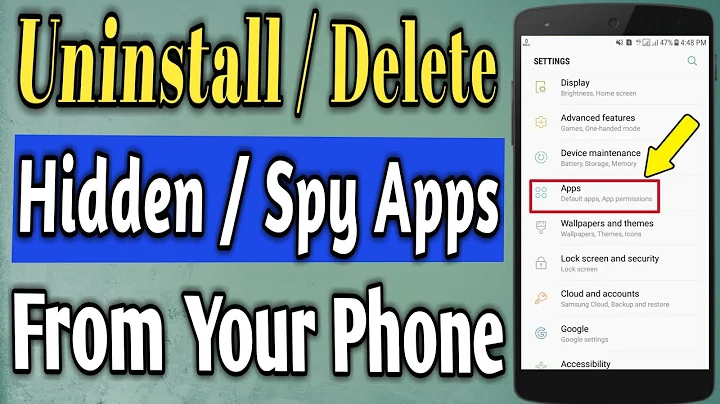 How to Uninstall or delete Hidden Apps / Delete Spying apps from your phone - DayDayNews