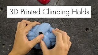 3D Printed Climbing Holds (modeled in VR, of course)