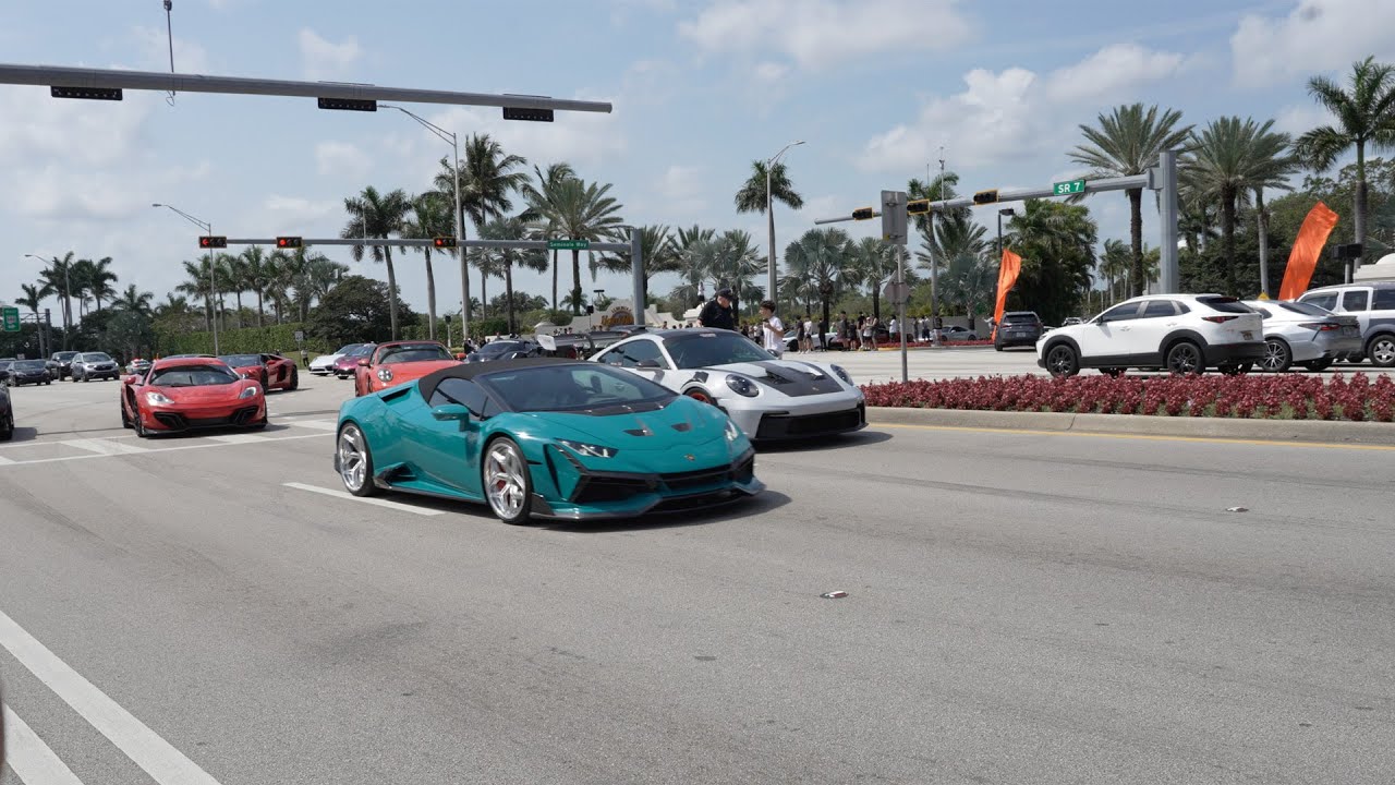 Supercar Saturday in Hollywood Florida! | So Many Supercars and Insane ...