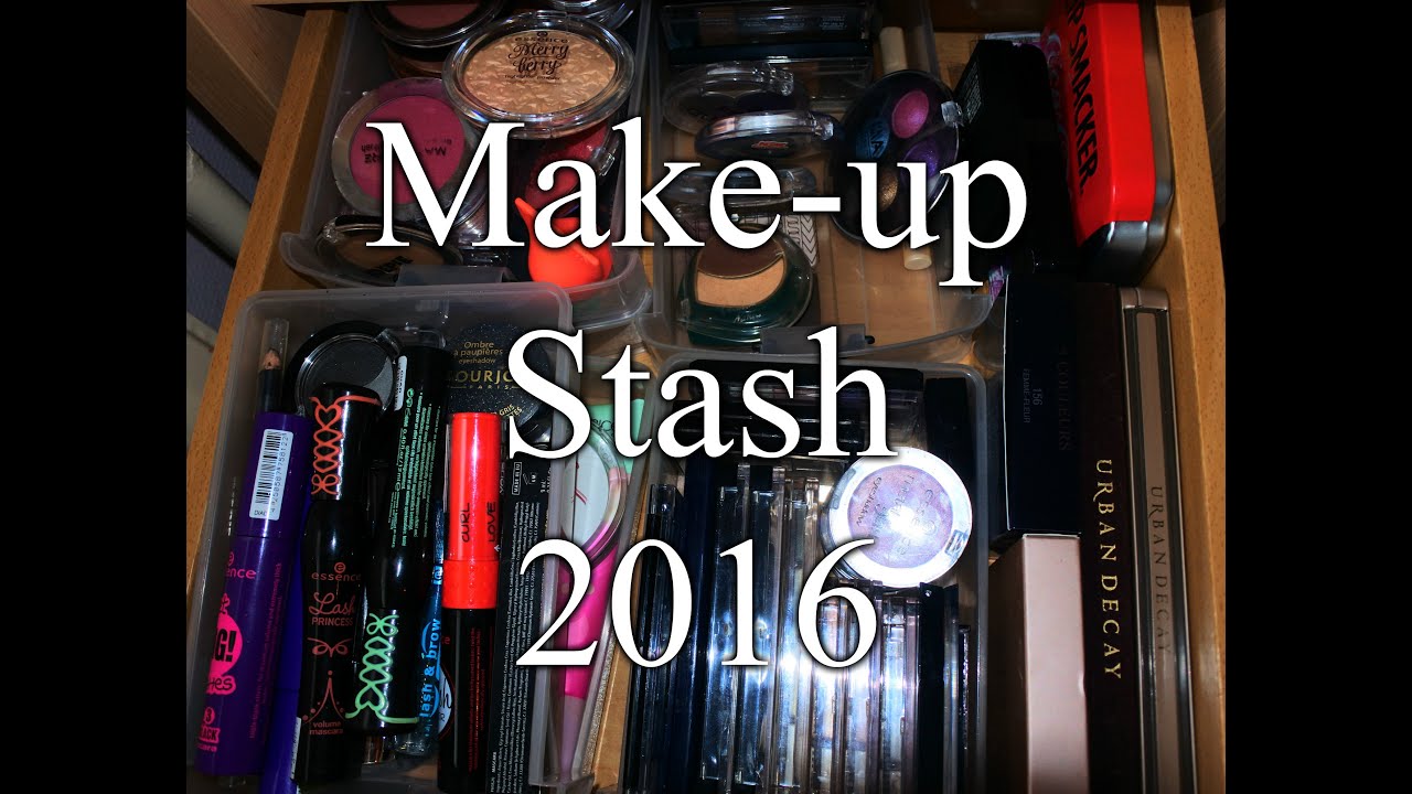 Makeup Stash 2016 YouTube