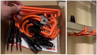 Garage Hooks Heavy Duty / Review, Installation.