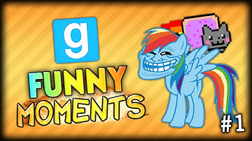 ORBITAL FRIENDSHIP FOR EVERYONE AND THE LIGHT SABER TROLL - GMOD Random Funny Moments #1