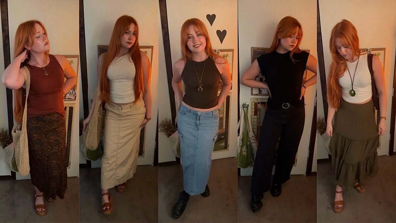 ASMR Summer Outfit Try-On (Close Whisper, Fire Crackling, Ramble)
