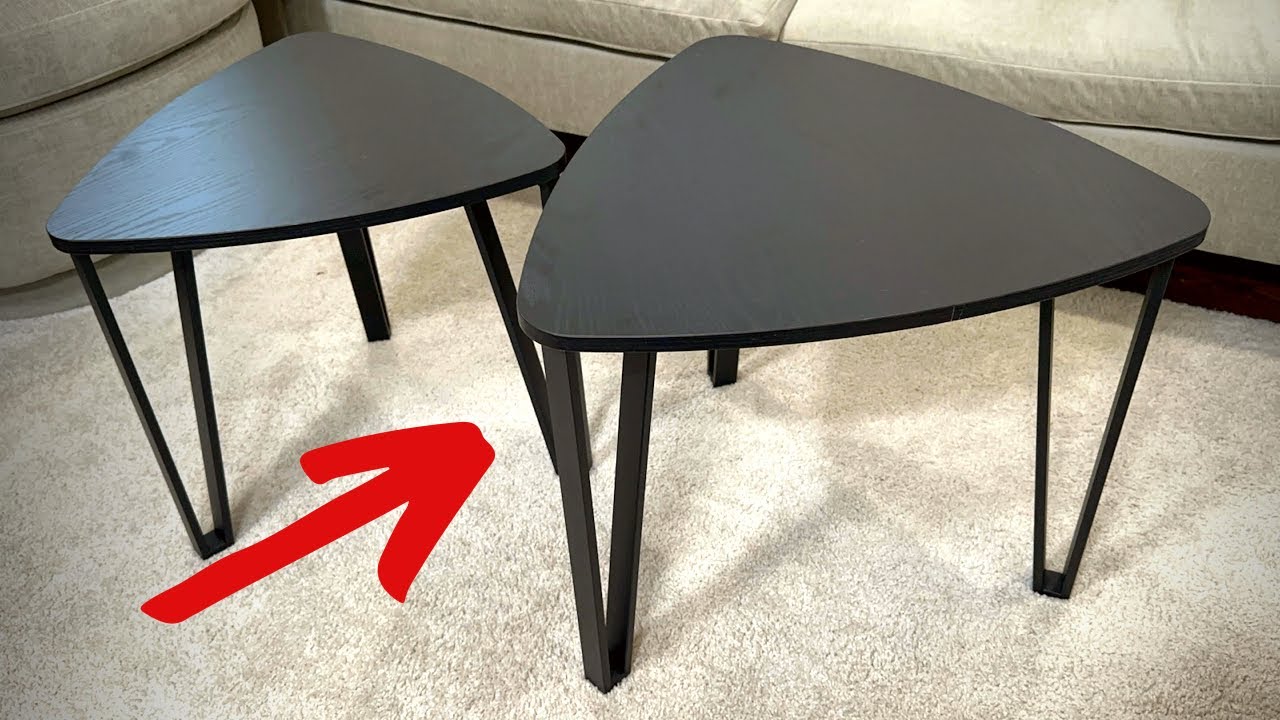Details & Full Review of the VASAGLE Nesting Coffee Tables YouTube