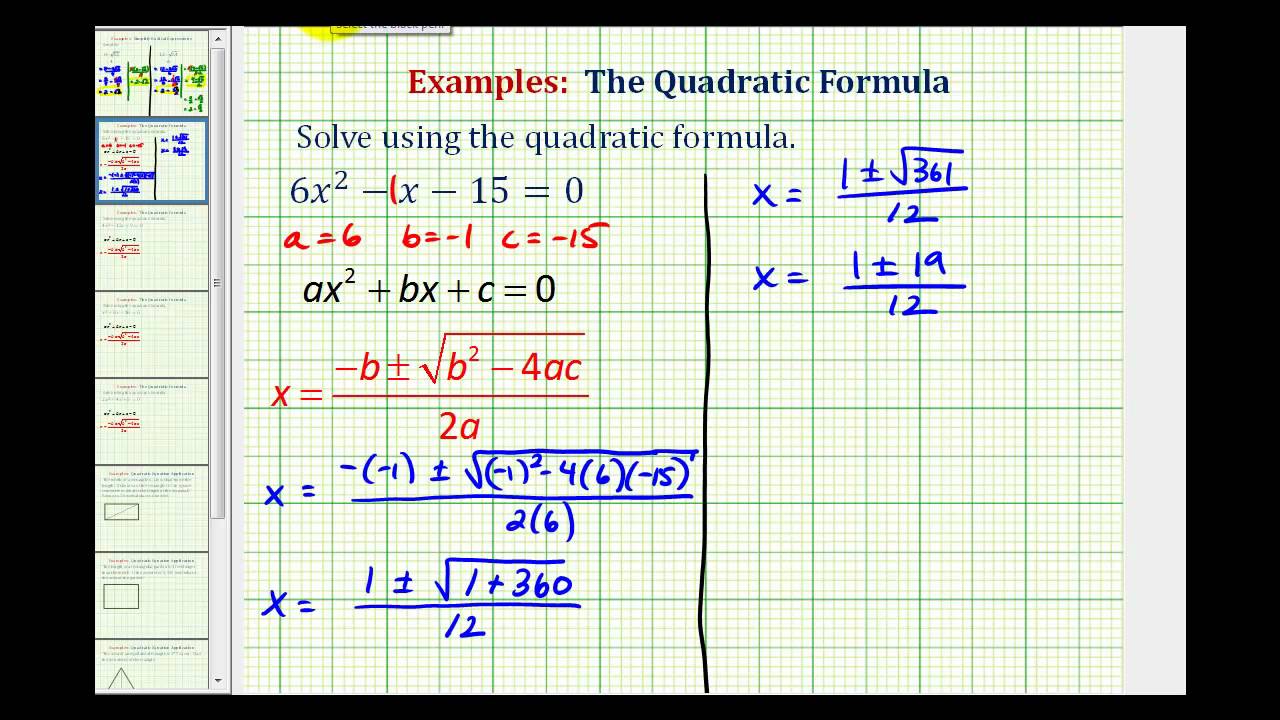 Quadratic Equations  Math Modeling