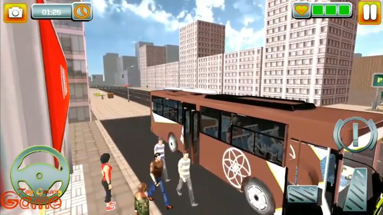 Bus Driving Simulator Free Game 2020 : Mobile Bus 3D | Android GamePlay | Top Galaxy Game